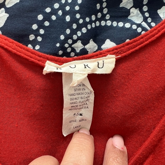 BURU Red Sleeveless Dress - Picture 5 of 5